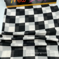 Polyester Digital Plaid Printing Fabric for Women Dress